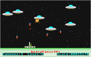 AstroPanic 94! atari screenshot